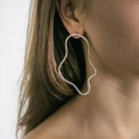 ราคา ต่างหูมินิมอล ต่างหูแนวๆ ต่างหูเกาหลี (1575091963)
