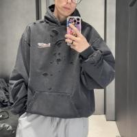 ราคา BLCG Coca-Cola Print Washed Vintage Distressed Pure Cotton Terry Hoodie Sweatshirt (55401238855)