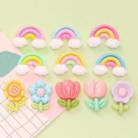 ราคา น่ารักสายรุ้งดอกไม้สีชมพู jibitz charm Tulip รองเท้า Charms Sunflower Jibits Croc สําหรับรองเท้าเด็กอุปกรณ์เสริม (26372154482)