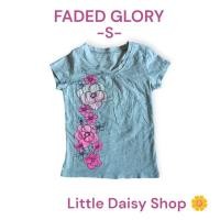 ราคา มือสองเสื้อยืดคอวีเทา FADED GLORY ไซส์ S (4-5 ขวบ) (29062709781)