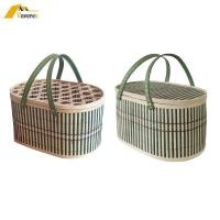 ราคา [Vaveren] ตะกร้าสานไม้ไผ่ ตะกร้าเก็บแบบพกพาสําหรับขนม ขนมผลไม้ (56751755621)