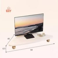 ราคา EZY 90 องศาสามเหลี่ยมที่วางจอคอมพิวเตอร์หน้าจอ PC ชั้นวางไม้เดสก์ท็อปขาตั้งจอแสดงผลโต๊ะจัดเก็บวงเล็บใหม่ (43201417300)