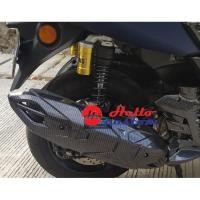 ราคา ครอบกันร้อนท่อลายเคฟล่า All new Nmax 2020-2024 Aerox 2021-2024 ฟิมส์เคฟล่าลอยน้ำ (ครอบทับของเดิม) (5644430933)