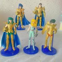 ราคา 5 ชิ้น/เซ็ต 13 ซม.อะนิเมะรูป Saint Seiya Myth ผ้า Gold Knights Of The Zodiac Action Leo Aiolia Aquarius Camus มะเร็ง DeathMask ของเล่น (24432470149)