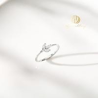 ราคา 1D Jewellery แหวนเงินแท้ 925 ชุบโรเดียม ฝังเพชรสวิส(CZ) Olive Leaf Ring (ใบมะกอก) ✨ เป็นสัญลักษณ์แห่งความหวัง อิสรภ... (27027899156)