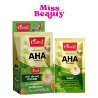 ราคา (กล่องx10) Caring Treatment AHA Formula แคริ่ง ทรีทเม้นท์ เอเอชเอ สูตรเข้มข้น ผมทำสี ยืด ดัด 25 มล. (28384052366)