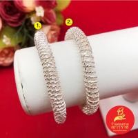 ราคา กำไล C ลายเกลียวขด ฟรีไซส์ ปรับขนาดได้ ชุบเงิน งานแฟชั่น ใส่อาบน้ำได้ พร้อมส่ง ใส่ในชีวิตประจำวันได้ (27711293208)