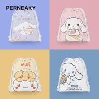 ราคา กระเป๋าเก็บของเครื่องสำอางค์.PERNEAKY แบบมีเชือกรูด พกพาสะดวก ลาย Cinnamoroll (49502387835)