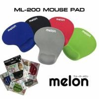 ราคา Melon แผ่นรองเม้าส์ พร้อมเจลรองข้อมือ รุ่น ML-200 / ML-322 Mouse Pad with Gel Wrist ML322 (20549063063)