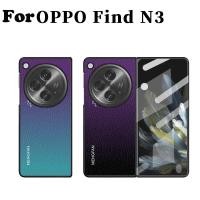 ราคา เคสโทรศัพท์มือถือหนัง PU แข็ง ไล่โทนสี สร้างสรรค์ สําหรับ OPPO Find N3 Find N2 Find N Find N3 (20194894560)
