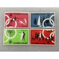 ราคา แสตมป์ไทยชุดกีฬาแหลมทอง ครั้งที่8 (ชุด1) ปี2518 ครบชุด4ดวง (40568872566)