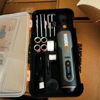 ราคา เครื่องเจียรมือไร้สาย WORX WX106 | แบตเตอรี่ 8V | ตัด/แกะสลัก/ขัด/เจาะ | ของแท้ใหม่แกะกล่อง | พร้อมชุดอุปกรณ์ (42258007278)