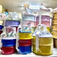 ราคา ปิ่นโตเคลือบพาสเทล ทรงตรง ขนาด11cm เลือกสีได้ในแชทค่ะ (6434952225)