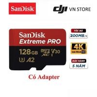 ราคา Sandisk Extreme Pro การ์ดหน่วยความจํา MicroSDXC 64GB 128GB 256GB V30 U3 UHS-I upto 200MB/s - ของแท้ (56500170260)