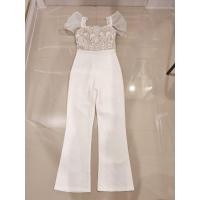 ราคา จั้มสูทขาวแต่งลูกไม้ ไซส์ m (23651938849)