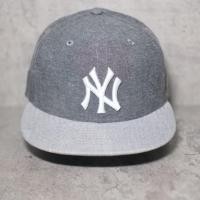 ราคา หมวก snapback NY NEW ERA สีเทา ดั้งเดิม (44172213158)