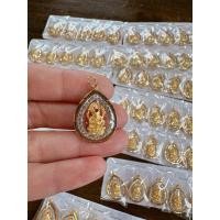 ราคา จี้พระพิฆเนศหยดน้ำ ล้อมพลอย เลี่ยมทองแท้90% กรอบตัดลายกันน้ำ สวยมากๆค่ะ (29000873600)