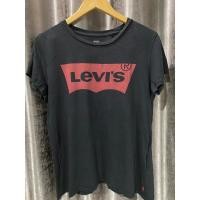ราคา เสื้อยืดมือสองแบรนด์ Levis ไซร้ M ภาพใหม่ สีดำ (23345193476)