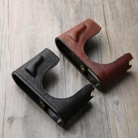 ราคา Leica Q2 หนังแท้ Handmade ครึ่งกล้องสําหรับ Leica Q2 (48400553717)