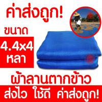 ราคา *ค่าส่งถูก* ผ้าลาน (4.4x4y) ผ้าลานตากข้าว ลานตากข้าว ผ้าลานตากข้าวสำเร็จรูป มุ้งฟ้า มุ้งไนล่อน ผ้าแยง ตากข้าว clearance (53800112554)