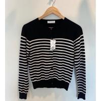 ราคา (ส่งต่อ) เสื้อคลุม แบรนด์ vis มือสอง สีดำลายทางขาว (23642011385)