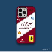 ราคา เคสโทรศัพท์ที่เข้ากันได้กับ iPhone F1 Ferrari Hamilton Leclerc เคส iPhone 16 Pro/15 เคส 14/13 Pro/XS Max เคสป้องกันใหม่ IWBC (41001121214)