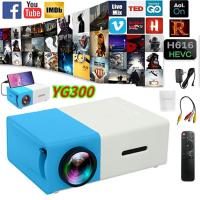 ราคา โปรเจคเตอร์ YG300 โปรเจคเตอร์มินิ MIni projector 1080P มีลำโพงในตัว โปรเจคเตอร์ คุณภาพระดับ Full HD รับประกัน (18984930097)