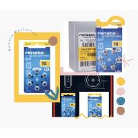 ราคา RENATA เบอร์ 10 PR70 [ของแท้100%] ZA10 ถ่านเครื่องช่วยฟัง ถ่านช่วยฟัง 6 ก้อน 1.45V RICHMAN. (10608551687)