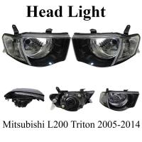 ราคา หัวโคมไฟหัวไตรตัน ไฟหน้าไฟหน้า Mitsubishi สําหรับ Mitsubishi L200 Strada Triton 2005 - 2014 (43907248895)
