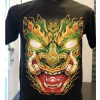 ราคา เสื้อยืด เสื้อพิมพ์ลาย เสื้อยืดลาย ยักษ์เขียว No. 1 (4745288933)