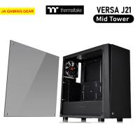 ราคา เคสคอมพิวเตอร์ ThermaltakeVersa J21 Tempered Glass Edition Black Mid tower Case รองรับเมนบอร์ด ATX / M-ATX / Mini ITX (26171224047)