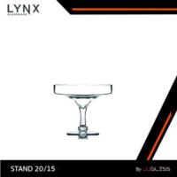 ราคา JJGLASS - (LYNX) STAND 20/15 - พานแก้ว พานขันหมาก แฮนด์เมด เนื้อใส (29080363380)