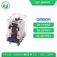 ราคา RELAY MY2 12V OMRON / RELAY MY2N 24V OMRON / RELAY MY2-N 220 VOLT 8 PIN (43474541348)
