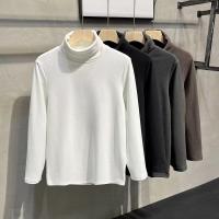 ราคา เยอรมันกํามะหยี่ Bottoming เสื้อผู้ชายคอเต่าเสื้อกันหนาวฤดูใบไม้ร่วงฤดูหนาวที่อบอุ่นด้านในสีขาวแขนยาว t (28418459028)