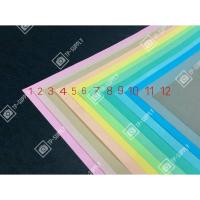 ราคา กระดาษโปสเตอร์สีสองหน้าแบบบาง สีพาสเทล สีสวย สีสด กระดาษโปสเตอร์สี ขนาด 52x77 cm (จำนวน 12 แผ่น/แพค) (7534014223)