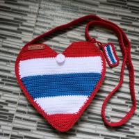 ราคา กระเป๋าเชือกร่ม กระเป๋าหัวใจลายธงชาติไทย ❤ (42611166800)