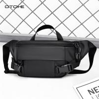 ราคา OTOHE Mens Chest Bag Sports Bag Outdoor Fitness Bag Fashion Shoulder Bag กระเป๋าคาดเอวทนทานกระเป๋า (42704979641)