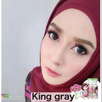 ราคา king คอนแทคเลนส์ pretty Doll Gray สายตาปกติ (1760151457)