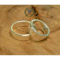 ราคา แหวนเงินแท้ 925 เกลี้ยงขอบตรง หน้ากว้าง 6 มิล หนา 2 มิล แบบหนา ตัน (18212455337)