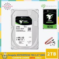 ราคา SEAGATE EXOS 7E10 2TB ST2000NM000B/ST2000NM017B ENTERPRISE 3.5 HDD 7200rpm 256MB แคช SATA 6Gb/s Air ฮาร์ดไดรฟ์ภายใน (44002110656)