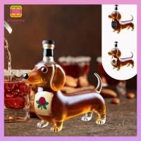 ราคา ศักดิ์สิทธิ์ ภาชนะใส่ไวน์,ขวดเหล้าขวดวิสกี้โปร่งใส,ขวดไวน์ปิดผนึกสุนัขดัชชุนตลกสําหรับพิธีขึ้นบ้านใหม่ (49101852690)