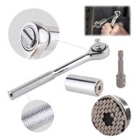 ราคา Gator Grip ประแจซ็อกเก็ต บล็อค ไขควง ประแจอเนกประสงค์ 7-19 มม แถมข้อต่อสว่าน ต่อกับสว่าน (28193290467)