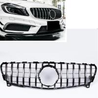 ราคา For Mercedes Benz W176 2016-2018 A Class A180 A200 A250 A45 AMG Front Grille Silver/Black GT Style (57702478190)