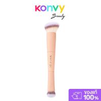 ราคา JOVINA COSMETICS PRO Liquid Duo Brush 1pc แปรงลงรองพื้นมี 2 หัวในด้ามเดียว. (42411901995)