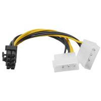 ราคา สายแปลงไฟเลี้ยง molex 4 pin x2 to 8pin pcie (4478228716)