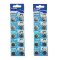 ราคา 2 แพค ราคาพิเศษ ถ่านกระดุม Accell lr44 รวม 20 ก้อน (2705100798)