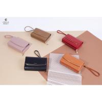 ราคา กระเป๋าสีแดงไวน์ทรงกล่องหน้าโค้งแบรนด์แท้ Cicelle (6838) (7740769773)