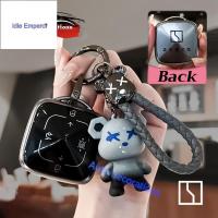 ราคา Zeekr X/001/007/009 เคสกุญแจรถ zeekr X/001/007/009 ฝาครอบกุญแจ TPU พวงกุญแจหมีชุดพวงกุญแจ (45802323783)