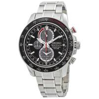 ราคา ลดเพิ่ม 330 ใส่โค้ด INCZ8H3 ﻿Seiko นาฬิกาข้อมือผู้ชาย Sportura Perpetual Chronograph Watch SSC357 - Black (6341361191)