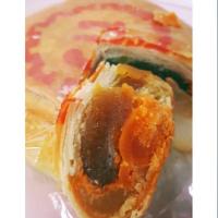 ราคา ขนมเปี๊ยะไส้ถั่วทุเรียนกวนไข่เค็ม (2458271000)